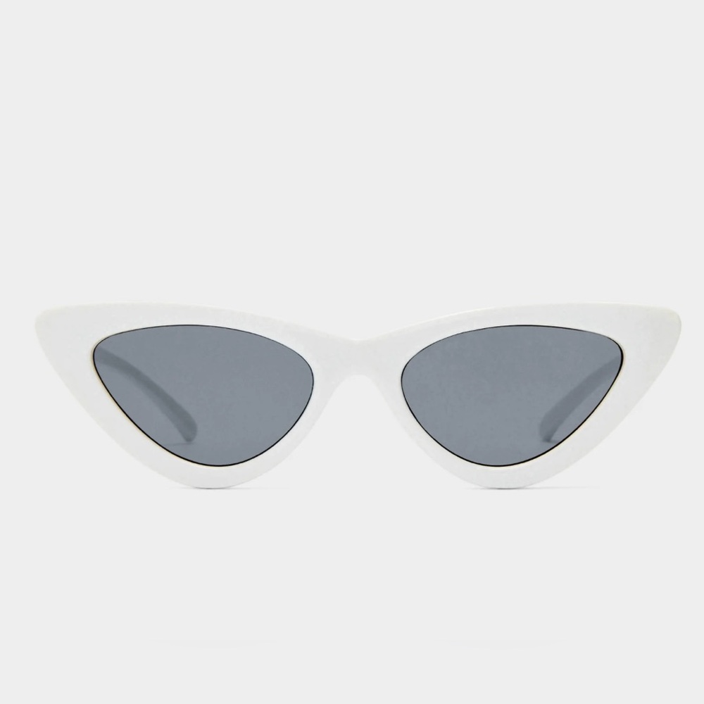 Le Specs The Last Lolita Sunglasses in white